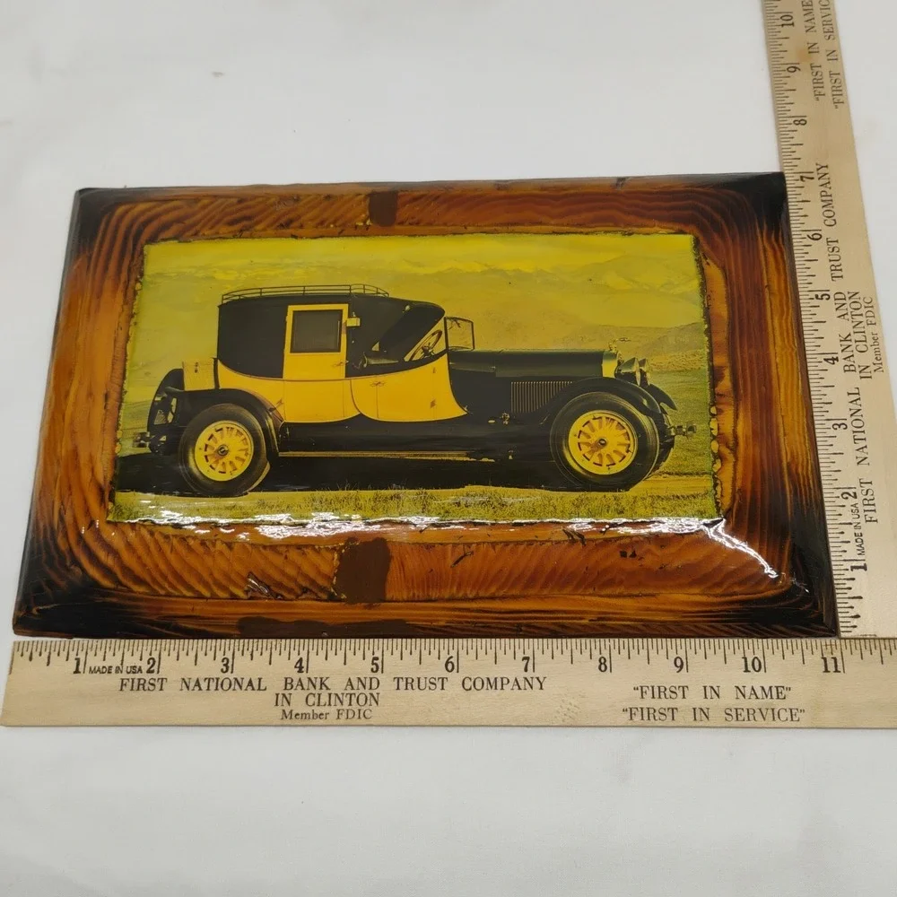 1927 Lincoln Coaching Brougham Car Wooden Plaque Sign Pinheiro Crafts 11